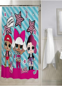 Franco Franco Kids Bathroom Decorative Fabric Shower Curtain, 72 in x 72 in, L.O.L. Surprise!  - Image 1