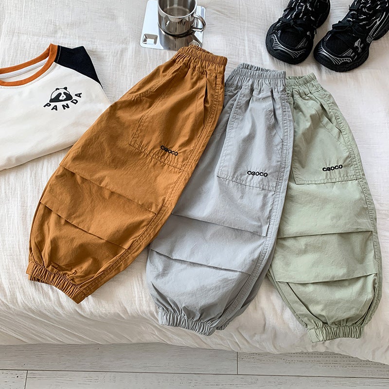 Boys Summer Pants Children Summer Thin Sports Anti-Mosquito Casual Trousers Boys Korean Style Baby - Image 5