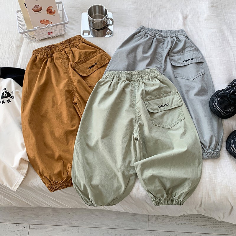 Boys Summer Pants Children Summer Thin Sports Anti-Mosquito Casual Trousers Boys Korean Style Baby - Image 3
