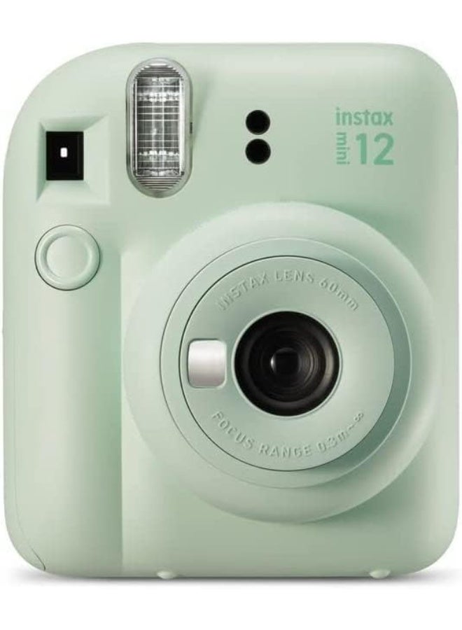 Instax Mini 12 Instant Camera – Mint Green | Includes 2 Pack Instant Film | Easy to Use & Stylish Design - Image 3