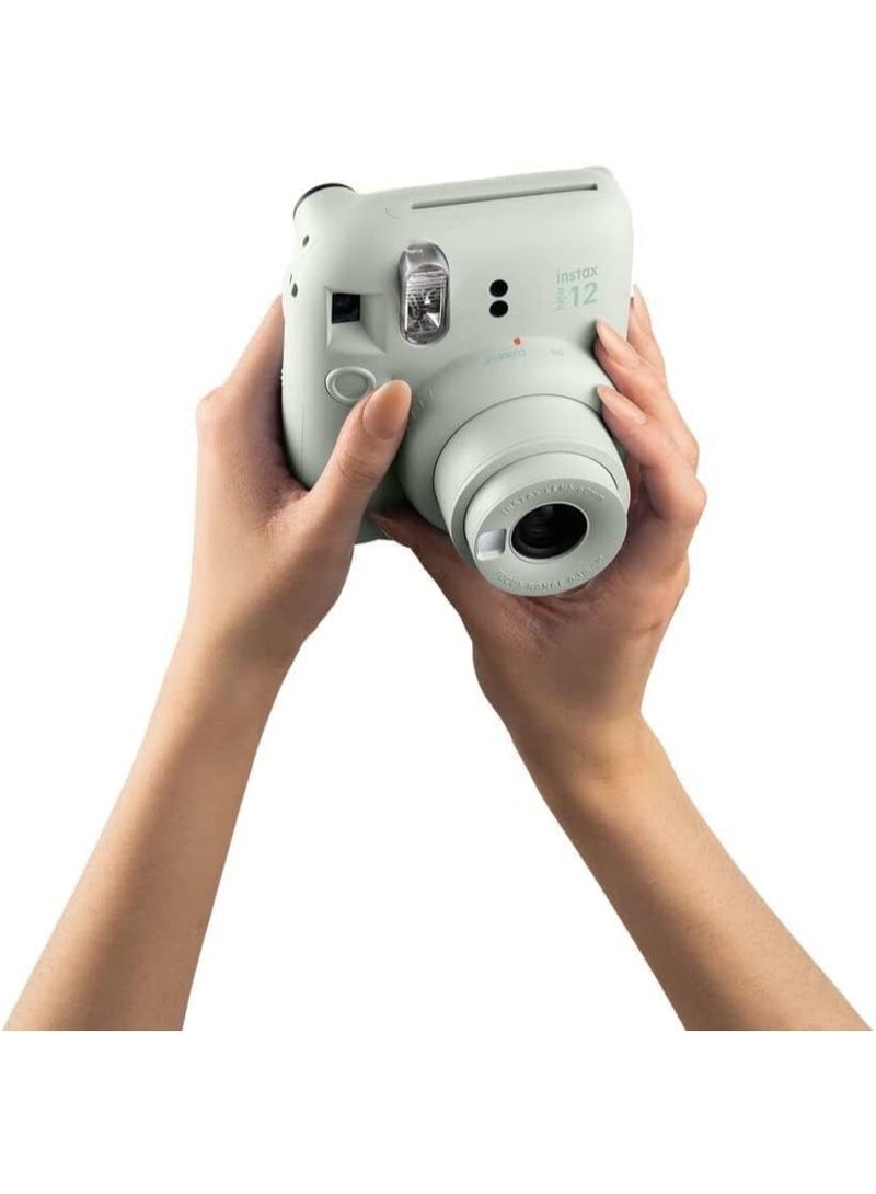Instax Mini 12 Instant Camera – Mint Green | Includes 2 Pack Instant Film | Easy to Use & Stylish Design - Image 4