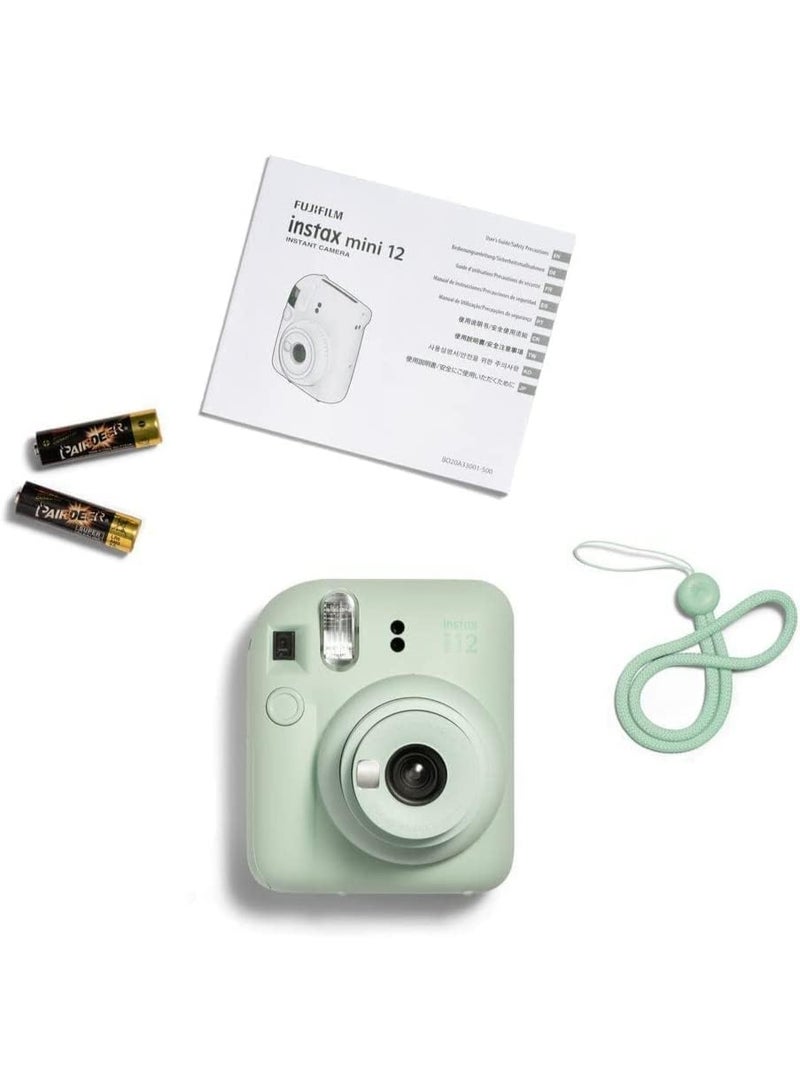 Instax Mini 12 Instant Camera – Mint Green | Includes 2 Pack Instant Film | Easy to Use & Stylish Design - Image 5