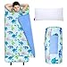 Wildkin Kids Original Nap Mat Cozy Kids Sleep Mat with Pillow Ideal for School Travel Dinosaur Land - Image 3
