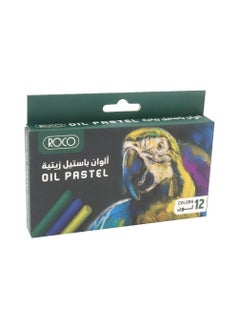 ROCO Roco Basic Color Oil Pastel, Pack of 12 Colors  - Image 1