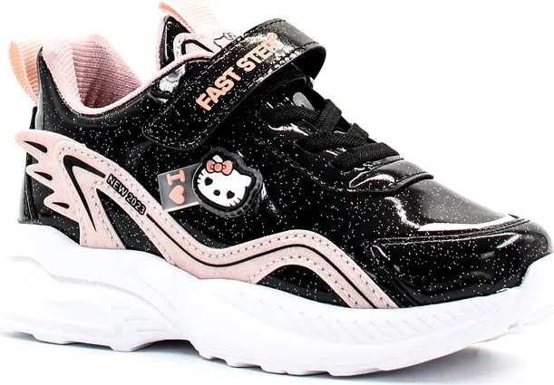 Fast Step Unisex Sports Comfortable Sole Lightweight Sneaker Velcro Summer Kids Shoes 615xca1907