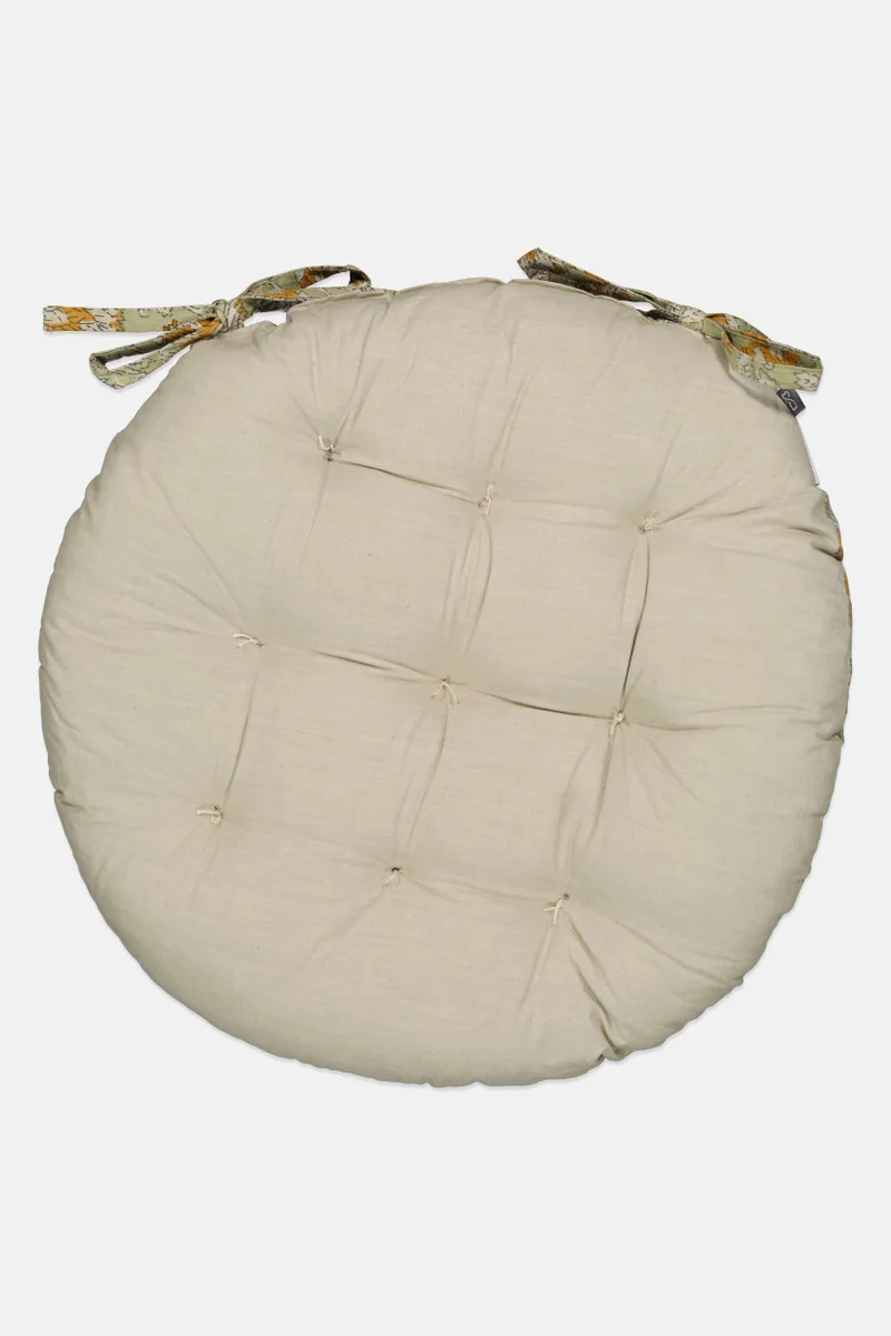 موي موتشو وسادة كرسي بطبعة زهور ٤٠ × ٧ سم، مجموعة خضراء