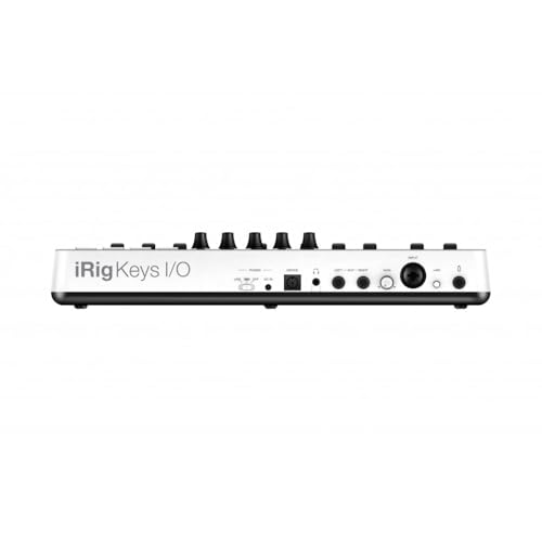 IK Multimedia iRig Keys I/O 25-keys Midi Controller with 24-bit up to 96kHz Audio Interface for iPhone/iPad, Android and Mac/PC - Image 2