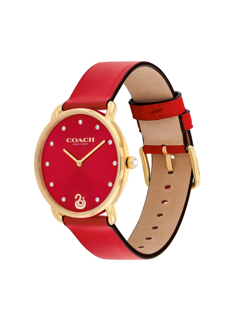 COACH Watches Round Analog Women'S Red Case Watch - 14504386 - Image 1