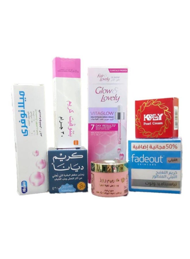 Kelly's advanced brightening formula contains seven carefully selected creams