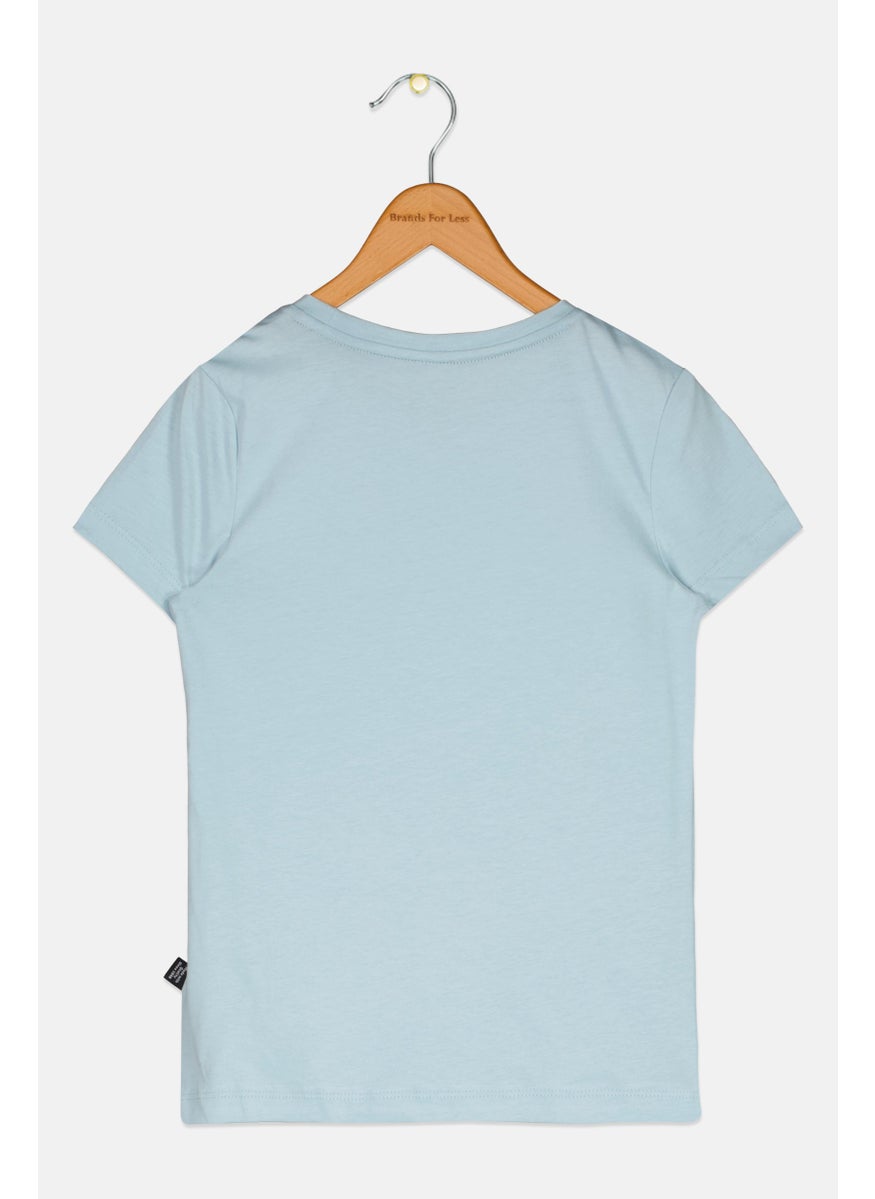 PUMA - Kids Boy Brand Logo T-Shirts, Turquoise - Image 1