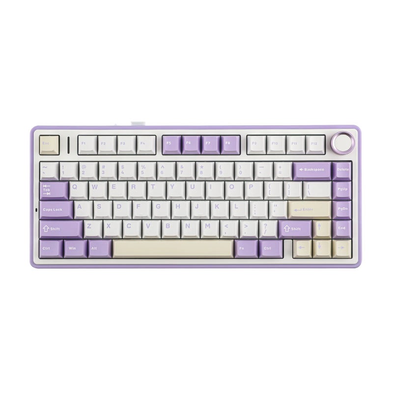 Aula F75 Mechanical Keyboard, 75% Ansi, Hot-Swap, Gasket, PBT Keycaps, Bluetooth 5.0, 2.4G Wireless, Wired, for Mac, Windows - Image 1