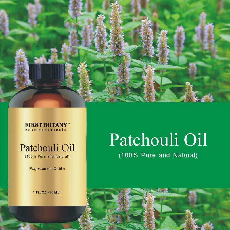 First Botany, 100% Pure Patchouli Essential Oil - Premium Patchouli Oil for Aromatherapy, Massage, Topical & Household Uses - 1 fl oz (Patchouli) - Image 3