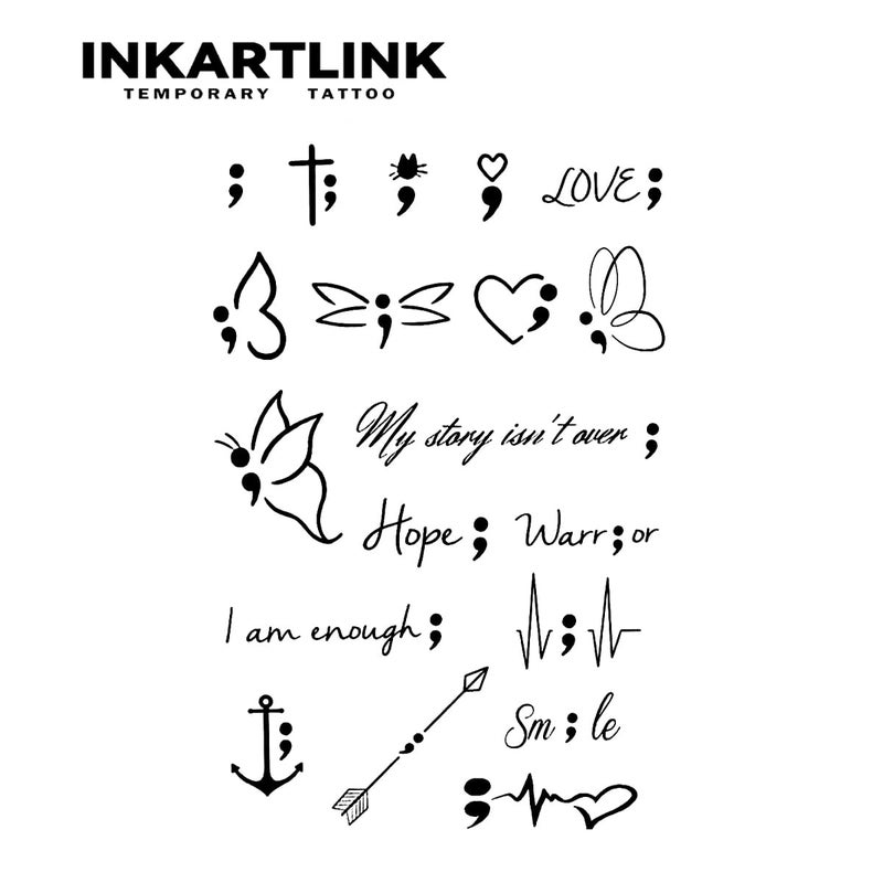 INKARTLINK Tattoo Tech, 2 Sheets Medium Semi Permanent Tattoo, Adult Art Design Temporary Tattoos, Lasts 1-2 Weeks, Waterproof, Realistic Look, No Adhesive, No Reflection (Butterfly and Dream) - Image 3