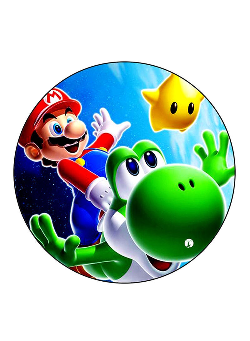 Video Game Super Mario Printed Mouse Pad Multicolour