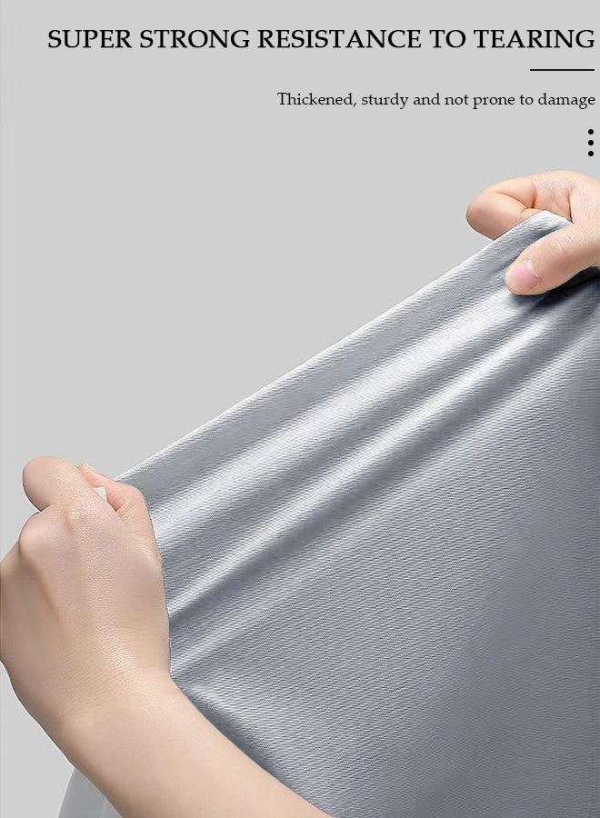 DUNISO معطف واق من المطر للرجال والنساء معاطف المطر EVA المحمولة قابلة لإعادة الاستخدام مع غطاء محرك السيارة والأكمام لركوب الدراجات والسفر والصيد والمشي لمسافات طويلة والتخييم - Image 4