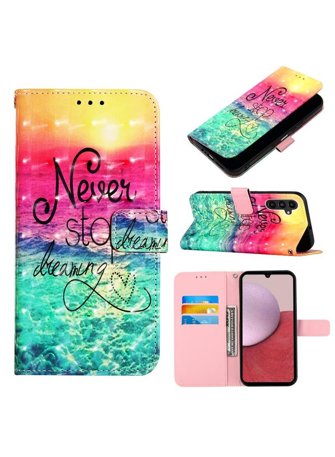 S-TOP Case For Samsung Galaxy A25 5G / A24 3D Painting Horizontal Flip Leather Phone Case - Image 1