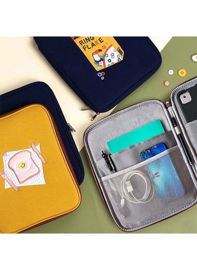 Generic 9-11 Inch Tablet Sleeve Bag Soft Cute Korean Carrying Case for iPad Pro 11 2021-2018, Air 5/4 10.9, 10.2, Galaxy Tab A8 10.5, Tab S8 11", Surface Go 2, 1, Protective with Pocket  - Image 5
