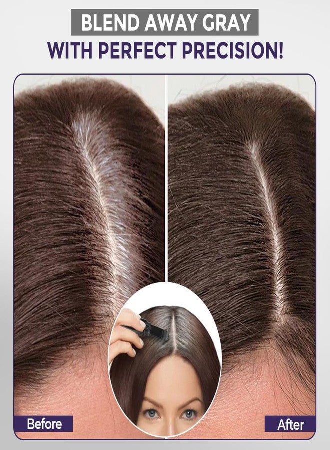 سانفي مجموعة سانفي كويك فيكس لتغطية الشعر والحواجب | قلم بودرة للشعر الخفيف، وبقع الصلع، وجذور الشعر | تحديد خط الشعر | مقاوم للماء | يغطي الشعر الرمادي والخفيف للنساء والرجال - Image 2