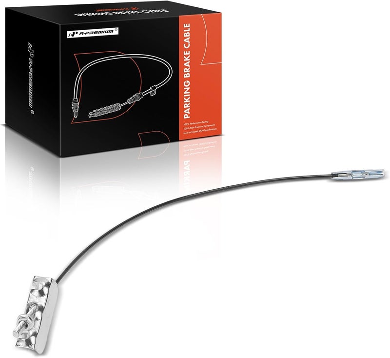 A-Premium Intermediate Side Parking Brake Cable Assembly - Image 1