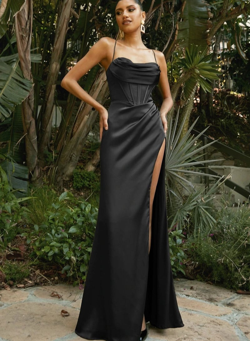 KUYING New Women's Sleeveless Suspender Dress 
