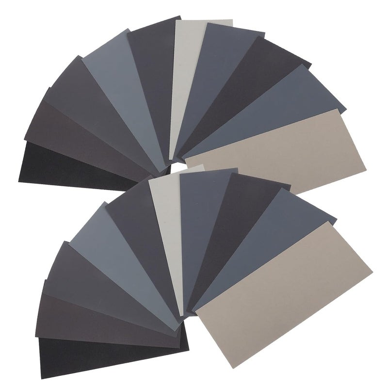 102pcs Assorted Grit Sanding Pads Wet and Dry Sandpaper for Furniture Wood Metal Polishing Shape Lightweight Compact for Car Paint Repair and Home Use - Image 1