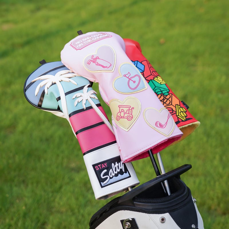 mytag Pink Driver Headcover, No Bad Days On The Course Golf Driver Head Cover for Women Girls - Image 5