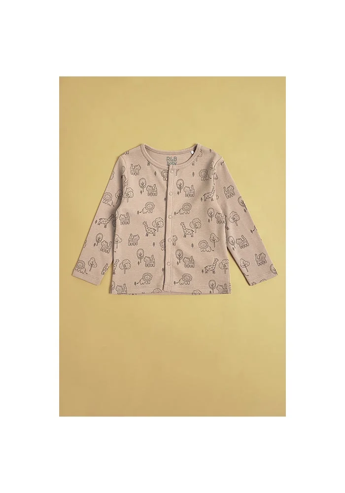 أر أند بي 2 Pack Printed Pyjama Set