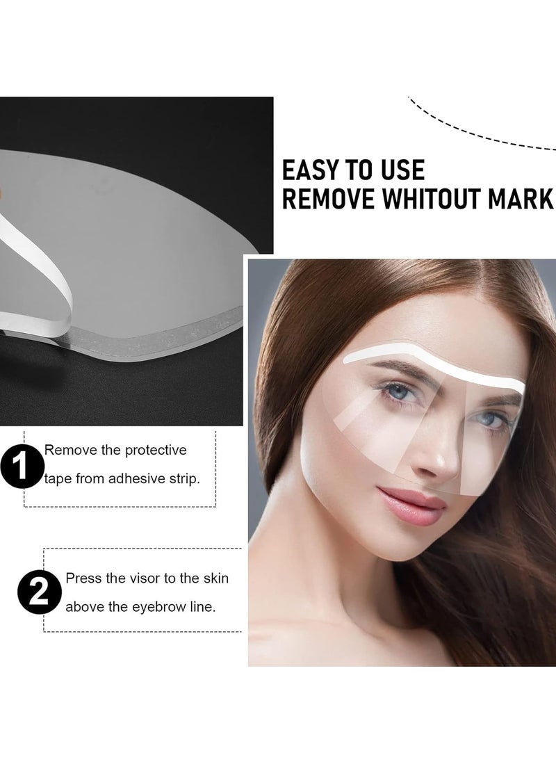 Generic Pack of 50 Disposable Plastic Eye Protection Protective Shower Visor Face Protection for Microblading Permanent Makeup Eyelash Extension Eye Cataract Surgery for Eyes and Eyebrows  - Image 4