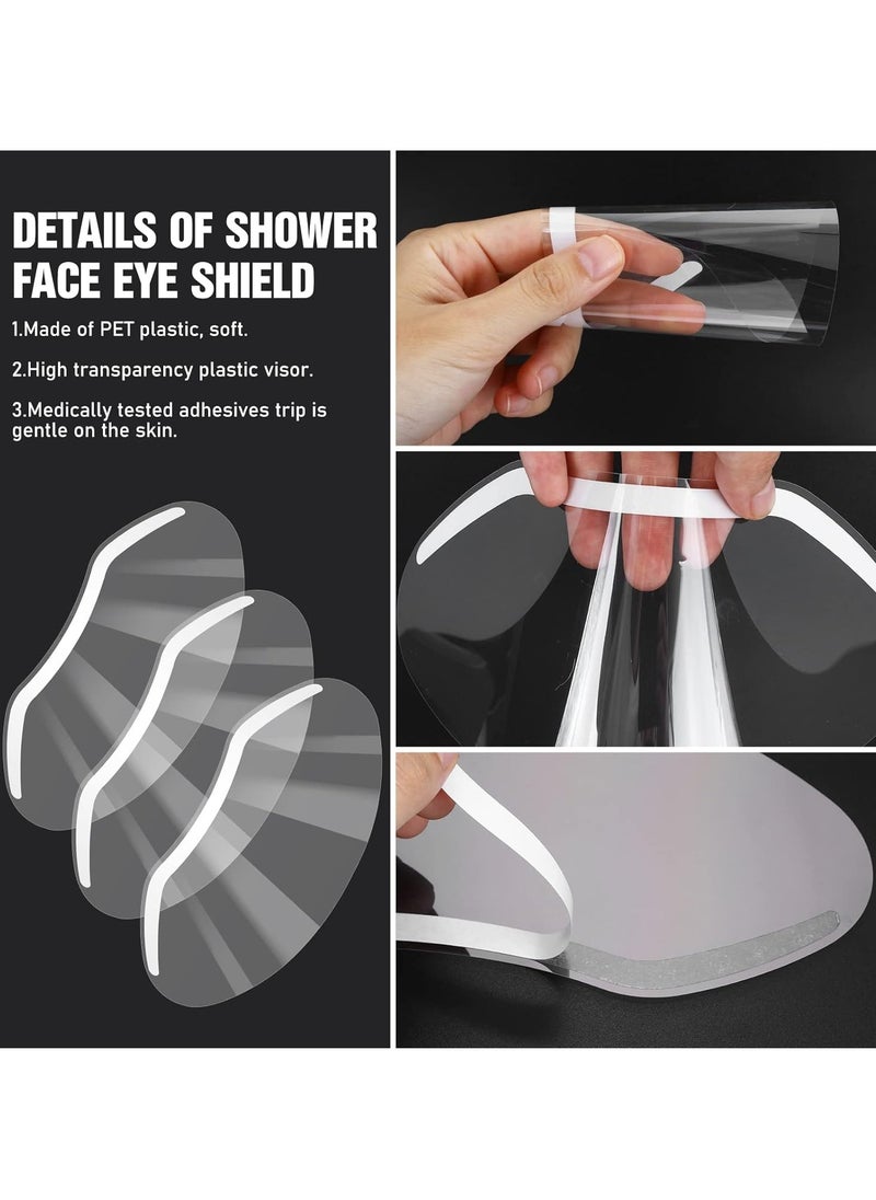 Generic Pack of 50 Disposable Plastic Eye Protection Protective Shower Visor Face Protection for Microblading Permanent Makeup Eyelash Extension Eye Cataract Surgery for Eyes and Eyebrows  - Image 2