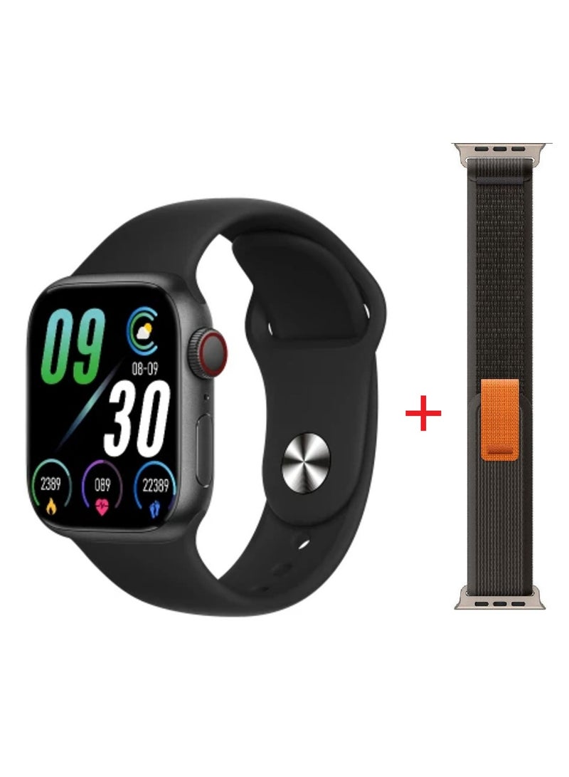 Smart Watch WS93 Max Series 9 Full Screen with Health Fitness Tracker 45 mm-Black - Image 1