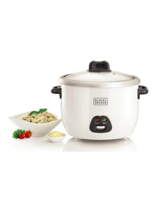 BLACK+DECKER Non-Stick Rice Cooker 700 W RC1850 White/Black - Image 2