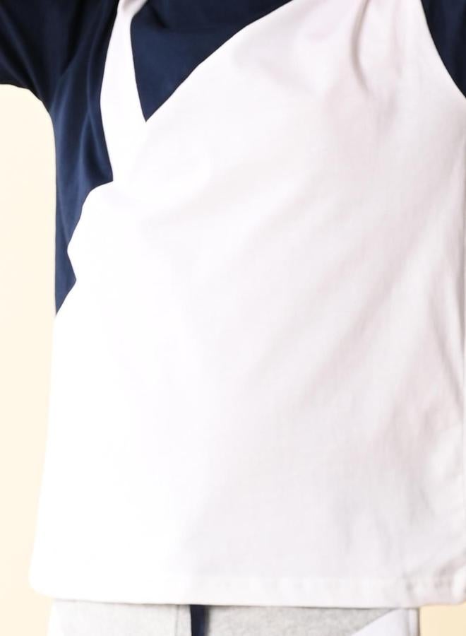 LILPICKS Colorblock T-shirt with Drawstring Short Set  - Image 1
