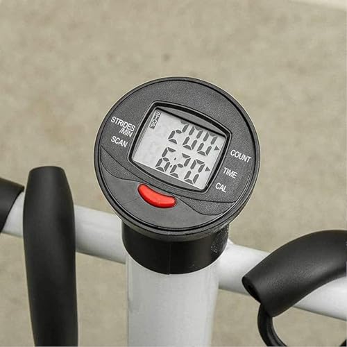 AASHRO MALL Stepper Trainer with Resistance Band | Portable Stair Exercise for Home & Office | Adjustable Fitness Pedal with LCD Monitor | Air Climber | 120KG Capacity (HANDRAIL Stepper) - Image 3