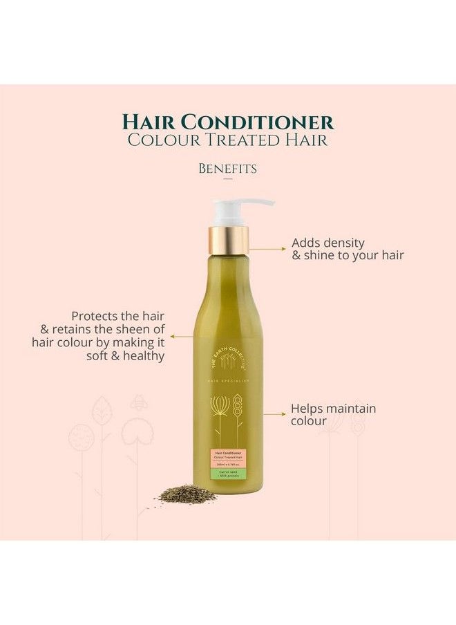 THE EARTH COLLECTIVE - Hair Conditioner For Colour Treated Hair 200 Ml Maintains Sheen Of Colour Treated Hair No Harmful Chemicals - Image 1