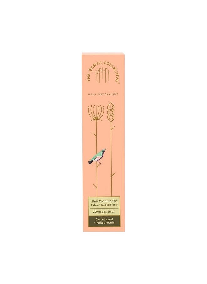 THE EARTH COLLECTIVE - Hair Conditioner For Colour Treated Hair 200 Ml Maintains Sheen Of Colour Treated Hair No Harmful Chemicals - Image 1