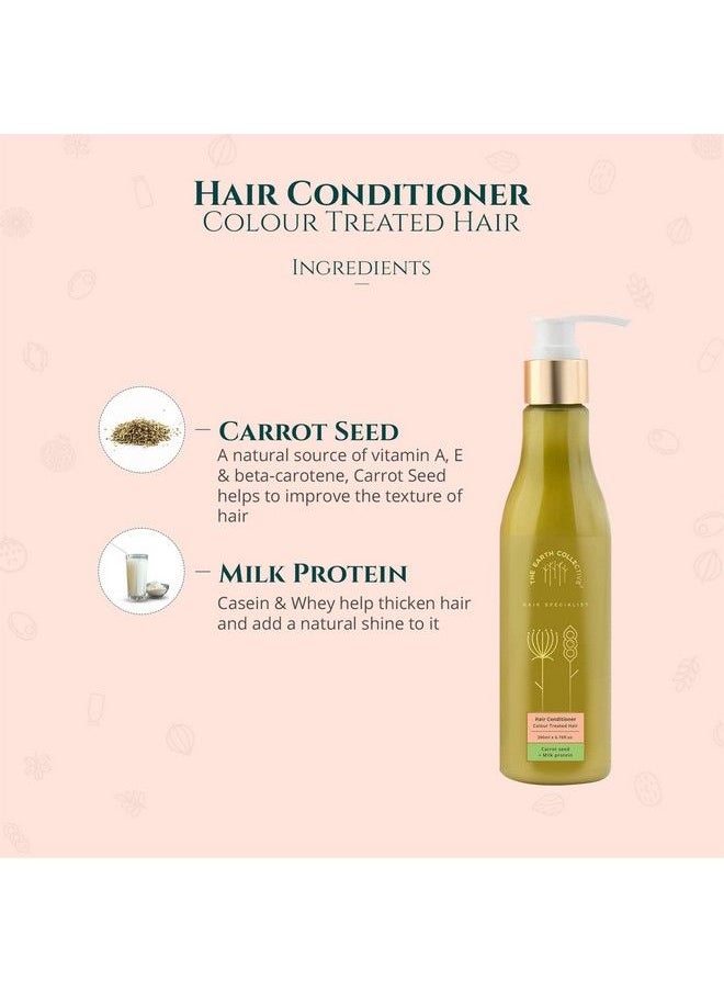 THE EARTH COLLECTIVE - Hair Conditioner For Colour Treated Hair 200 Ml Maintains Sheen Of Colour Treated Hair No Harmful Chemicals - Image 1