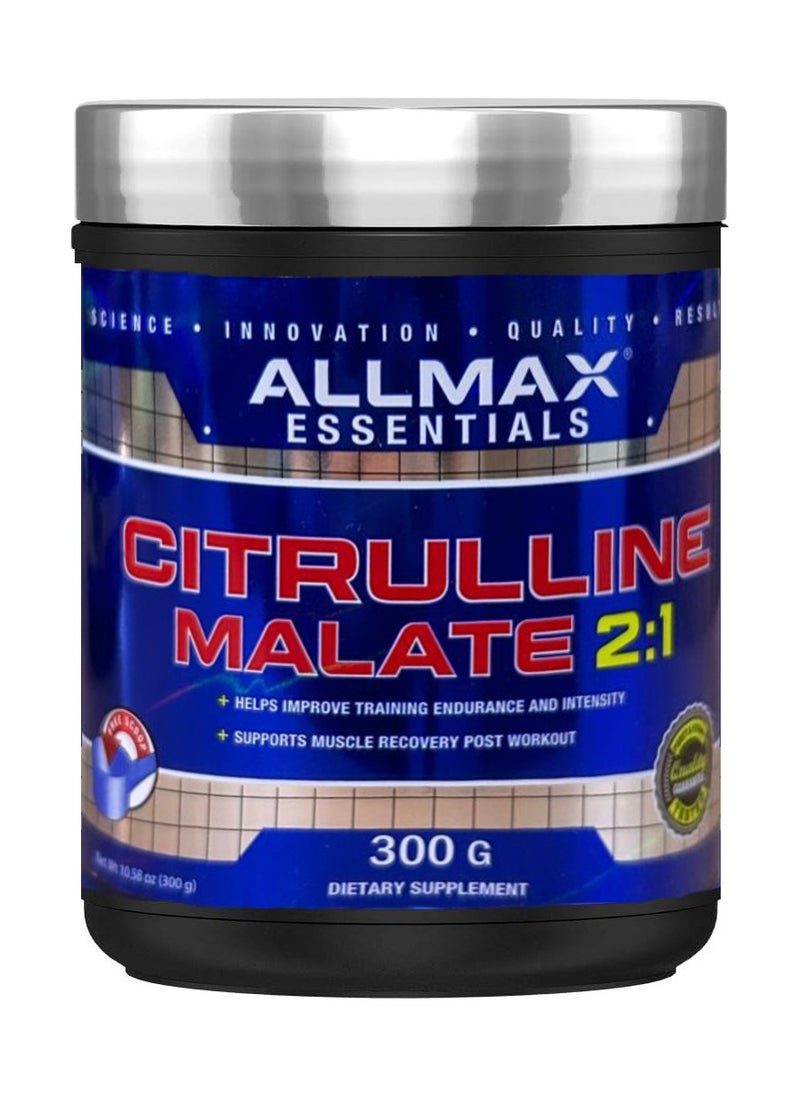 Allmax - Essentials L-Citrulline Malate 2:1 (300 g) - Image 1