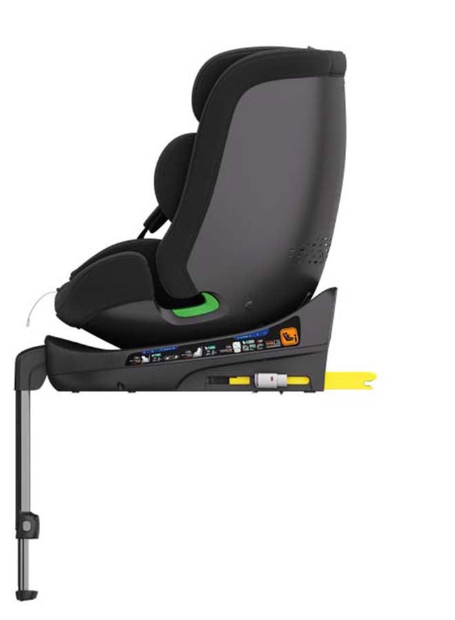 Leclercbaby MOVA 360° Rotating i-Size Car Seat, 40-150 cm – Black - Image 3