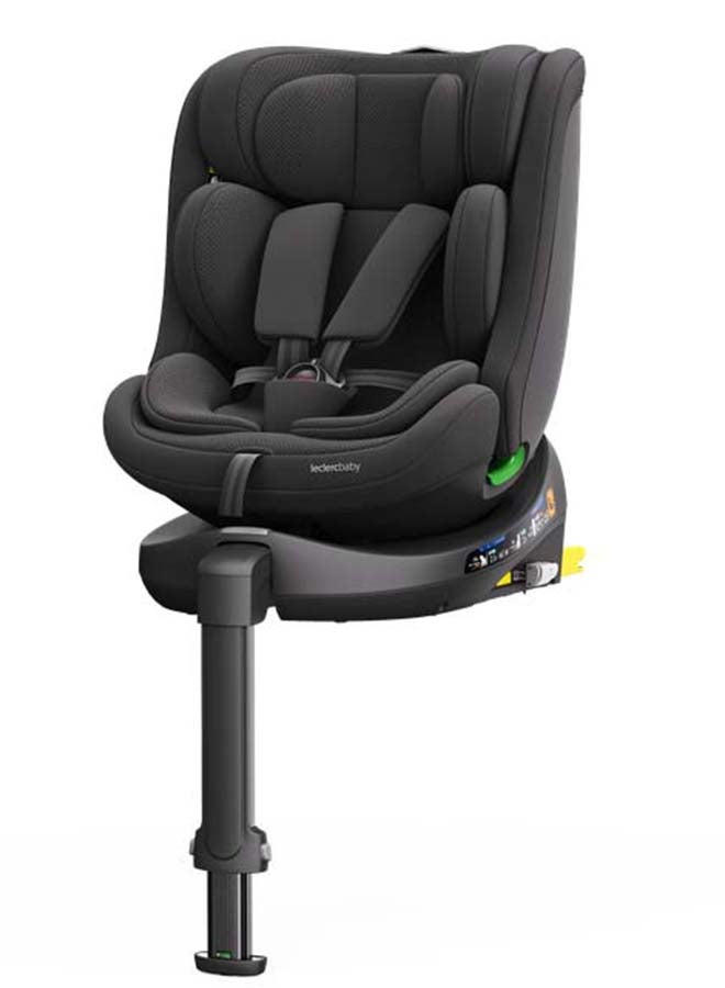 Leclercbaby MOVA 360° Rotating i-Size Car Seat, 40-150 cm – Black - Image 1