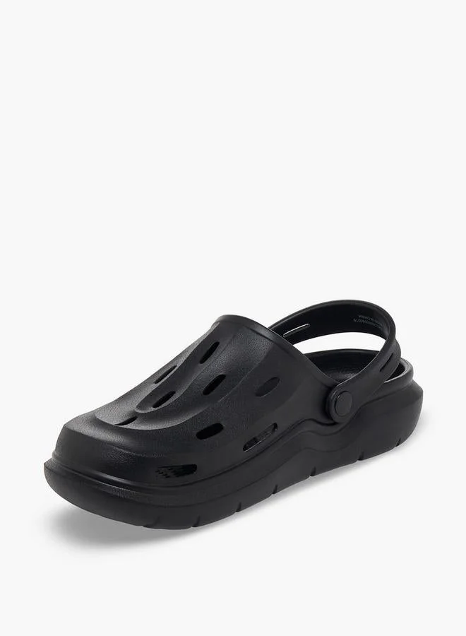 Lee Cooper BLACK Men Backstrap Clogs for Men | Best Price UAE