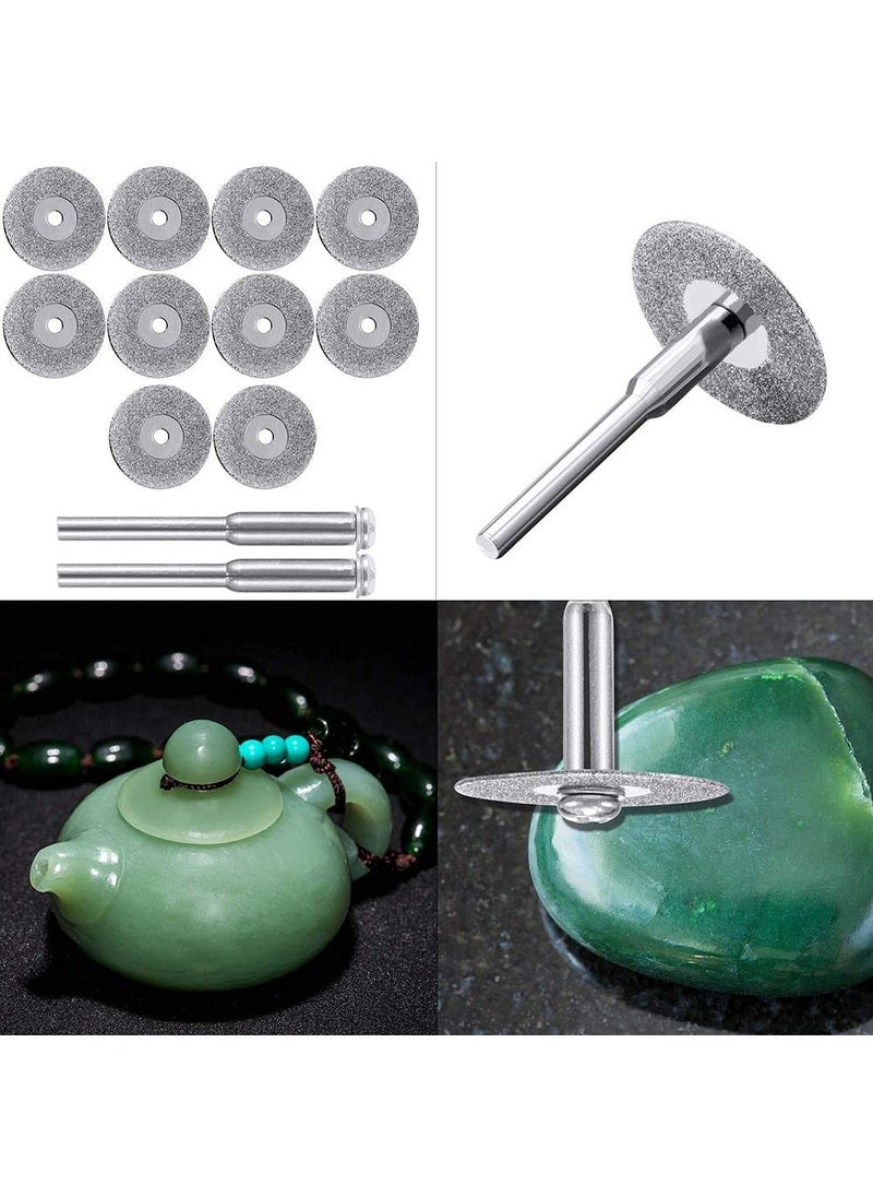DIY Crafts Diy Crafts 11344 302707167421 Discs Mandrel Diamond Cutting Wheel 22mm Multicolor 4 Piece  - Image 2