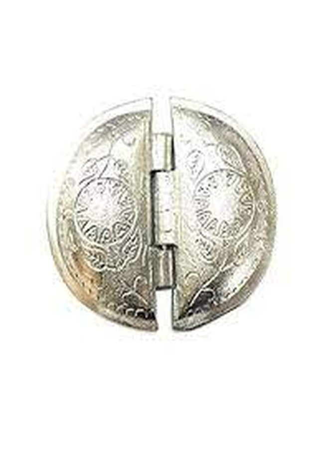 DiBha Combo of 2 Piece Aluminium Modak & Gujiya Mould, Silver (Medium Size) - Image 3