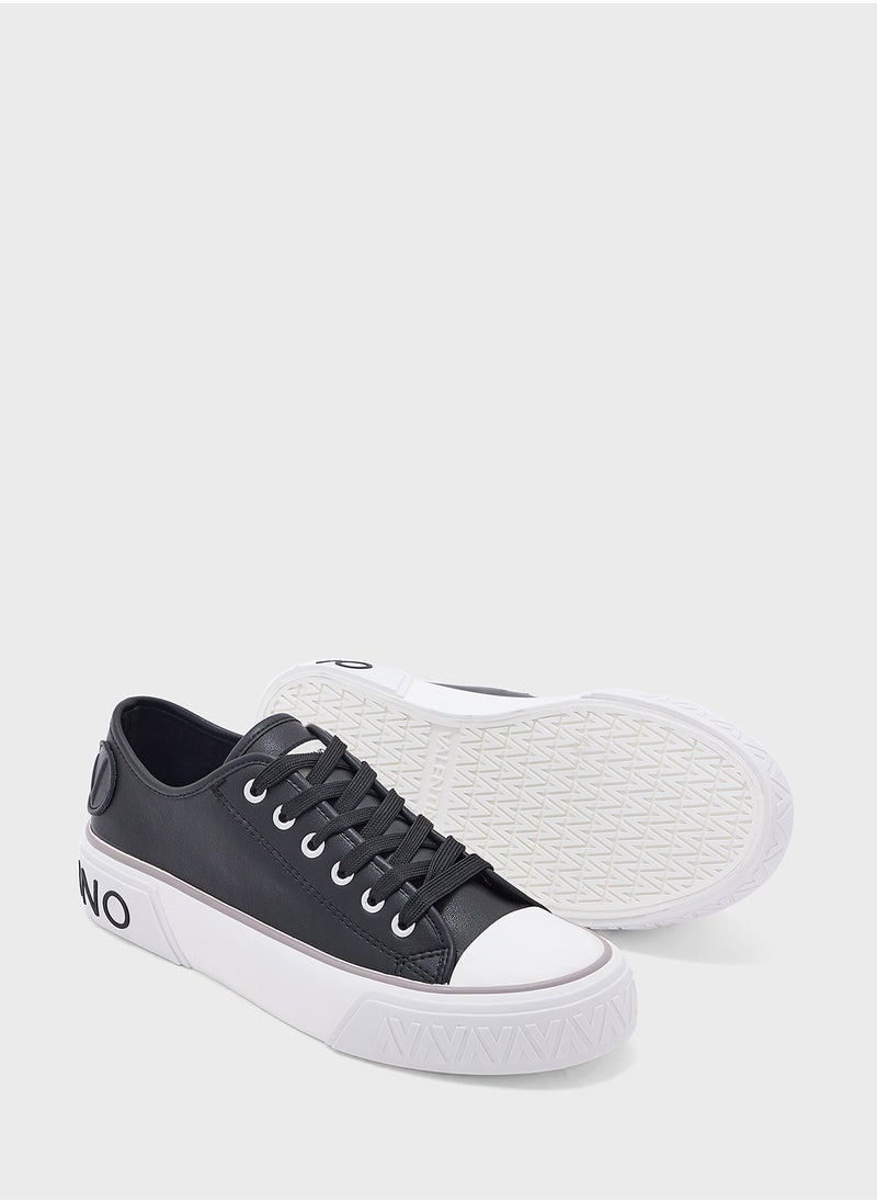 VALENTINO BY MARIO VALENTINO Lace Up  Low Top Sneakers  - Image 3
