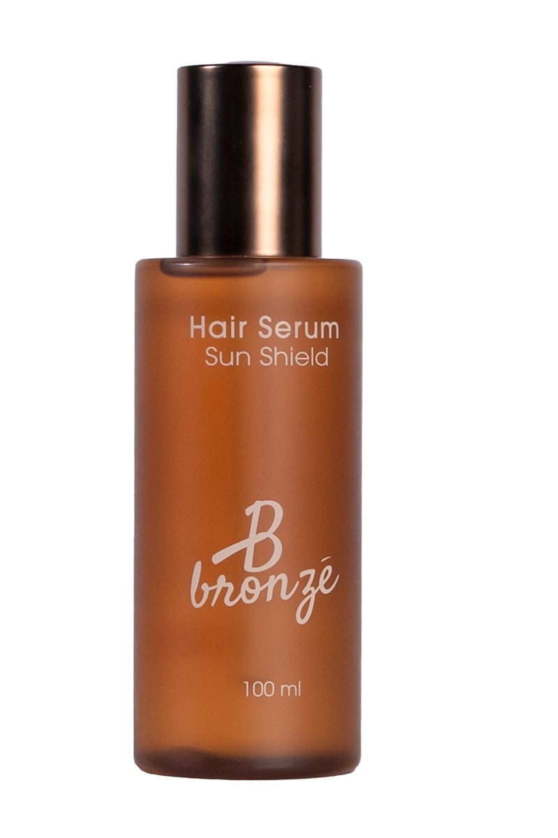B-Bronze Hair Serum Sun Shield | UV Protection with Argan Oil & Vitamin E | Nourishes & Defends Hair from Sun Damage | Frizz Control | Vegan & Cruelty-Free