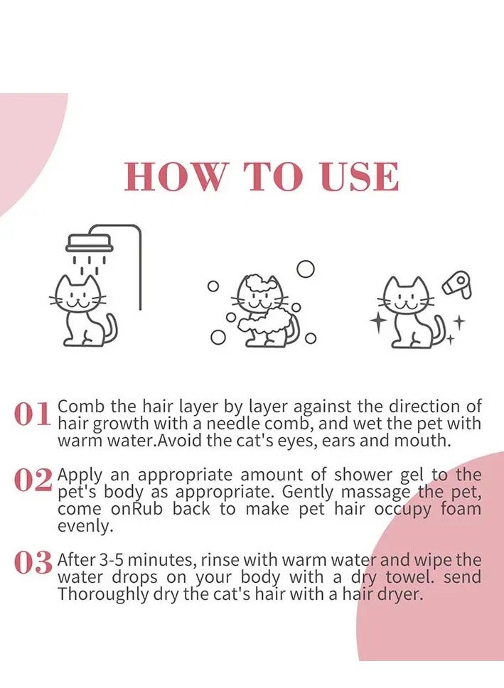 Bioline Cat Shampoo – Extra Gentle Formula for Clean & Shiny - 1000ml - Image 3