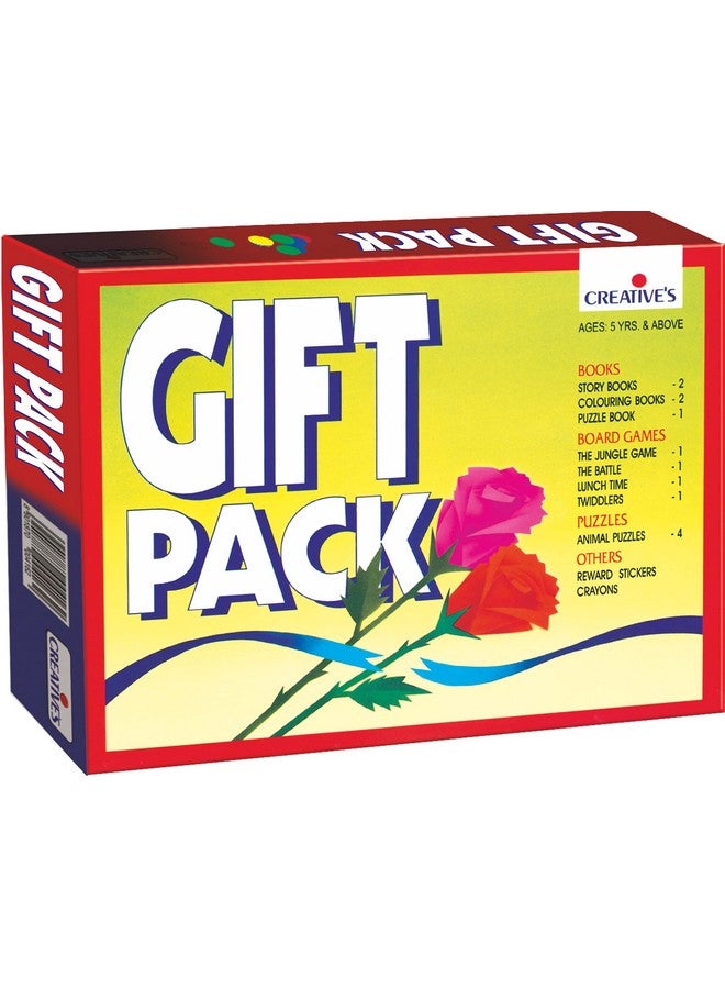 Creative's Creative’s Gift Pack | Assorted Pack for Kids | Colouring Books | Animal Puzzles | Jigsaw Puzzles | Educational Puzzles | Brain Booster | Board Games for Girls & Boys | Ages 5 to 8 - Image 1