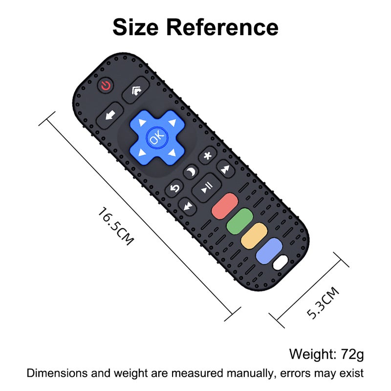 Silicone Baby Teether Remote Control Teether Teething Toys Soft Teething Pacifier for Infants - Image 3