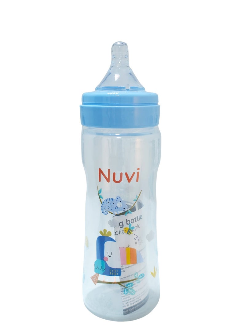 نوفي زجاجة رضاعة بلاستيكية واسعة العنق من نوفي للأطفال الرضع، سعة 330 مل - Image 5