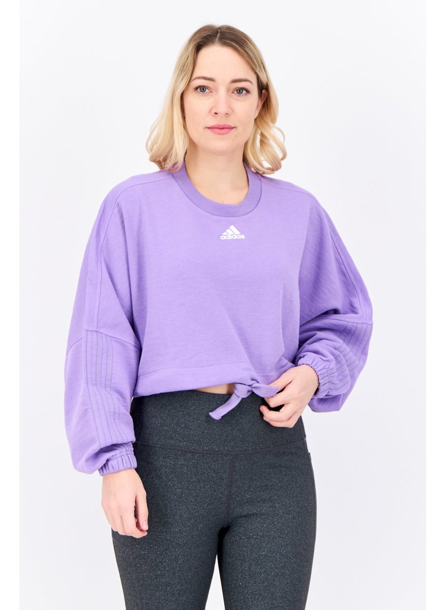 Women Sportswear Fit Long Sleeves Outdoor Sweatshirt, Purple - pzsku/Z9BD3747A1634B1EB7C80Z/45/_/1737642096/2fd9ca8d-1583-41b8-a2ed-abb44eea6d17