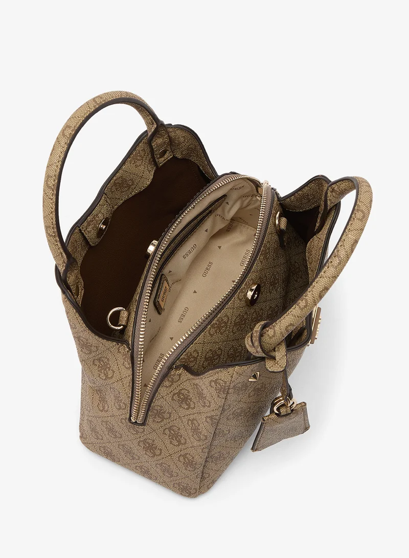 Guess  Meridian II Small Girlfriend Satchel Bag for Women | Best Price UAE